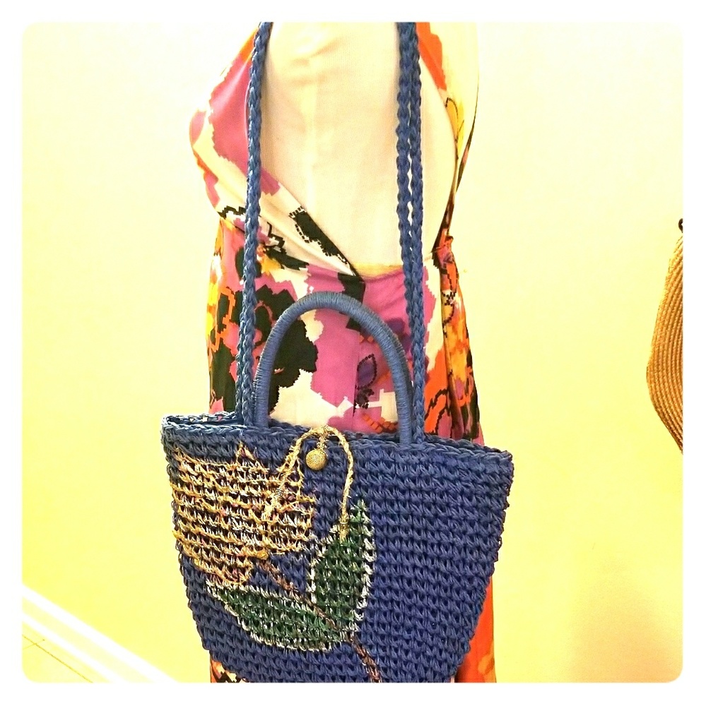 Blue Shoulder bag